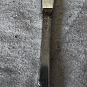Vintage Stainless and silverplate ornate butter knife