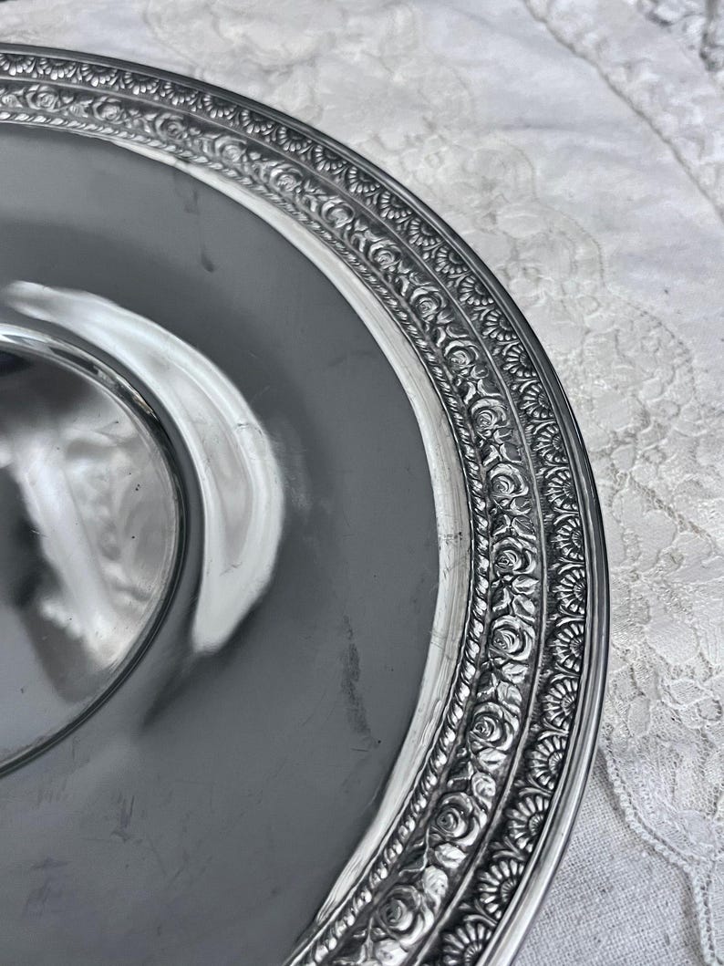 Vintage Wallace Silverplate 5129 Serving Tray