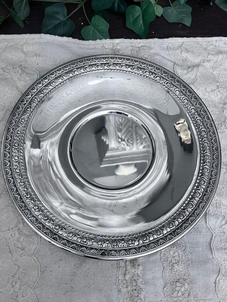 Vintage Wallace Silverplate 5129 Serving Tray