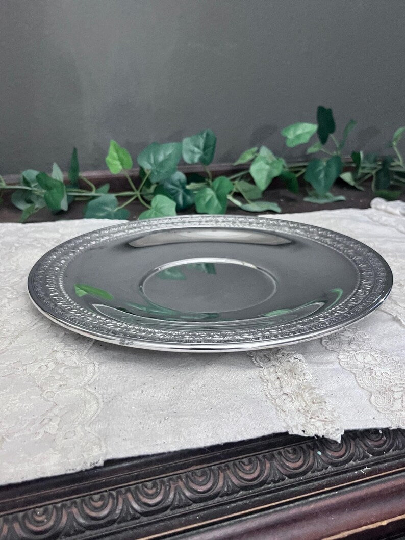 Vintage Wallace Silverplate 5129 Serving Tray