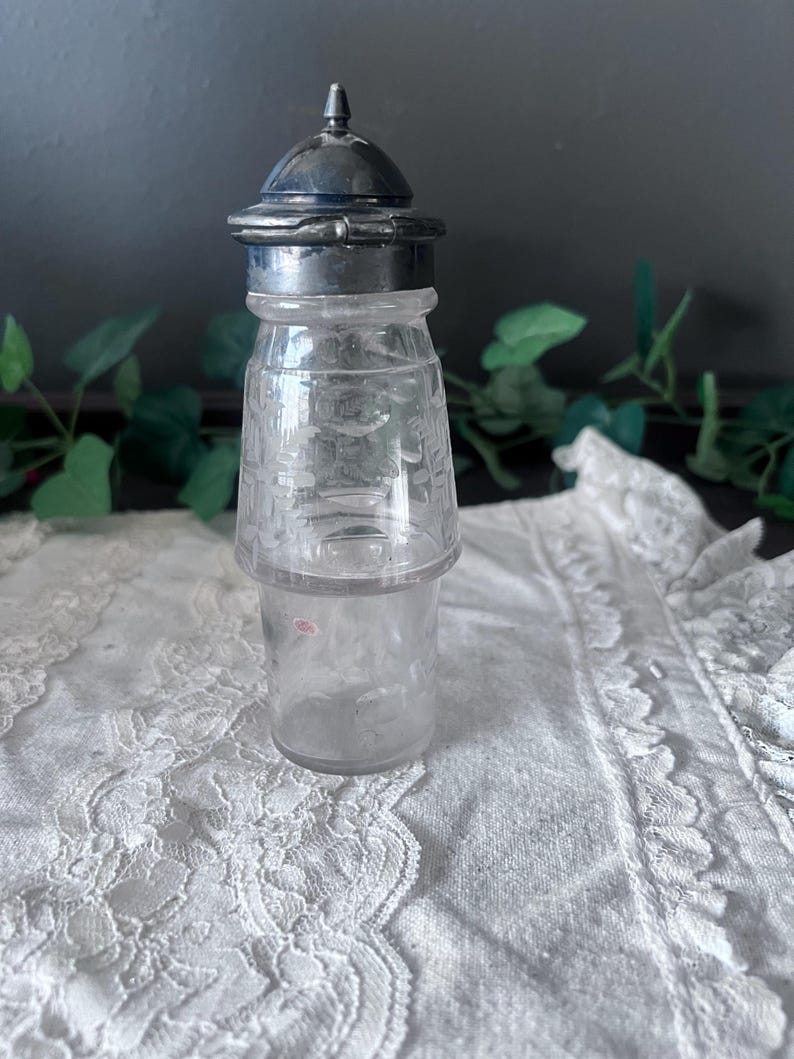 Antique Roger's Bros Silver Plated Condiment mustard dispenser