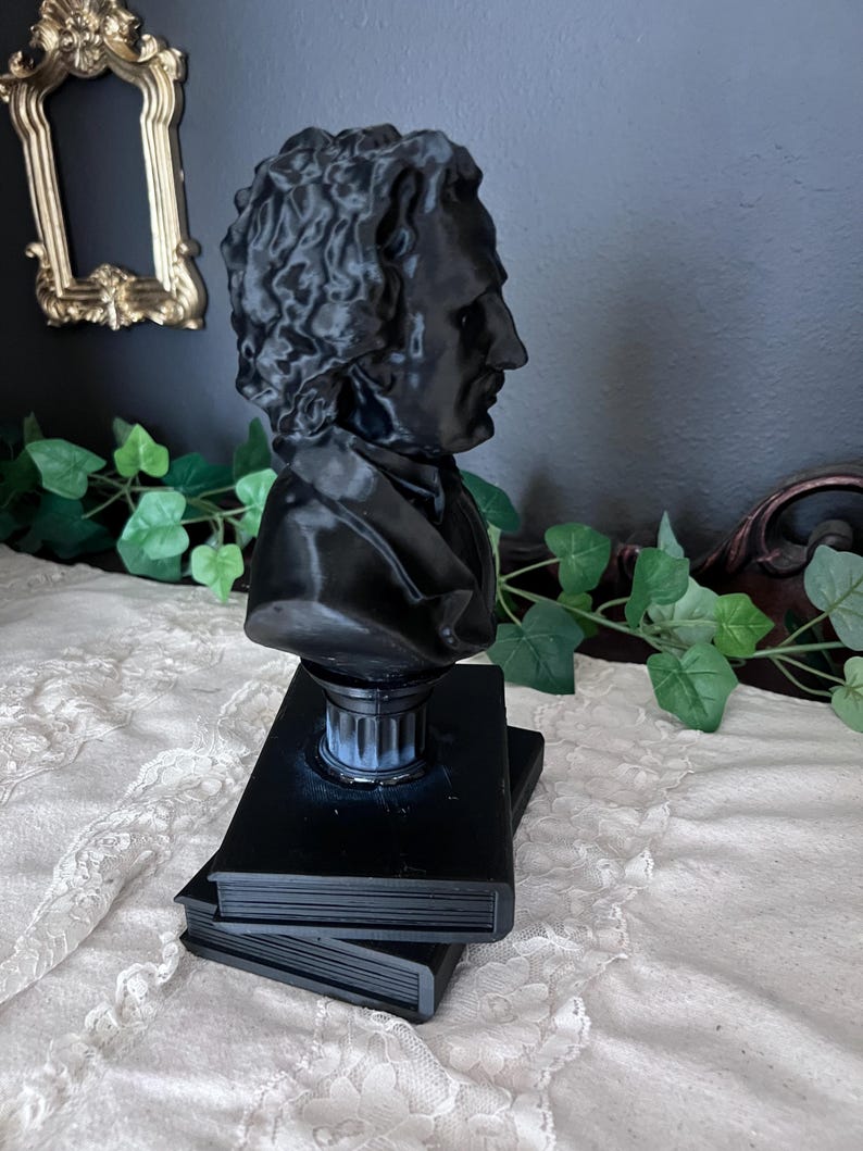 CLEARANCED Edgar Allan Poe Bust