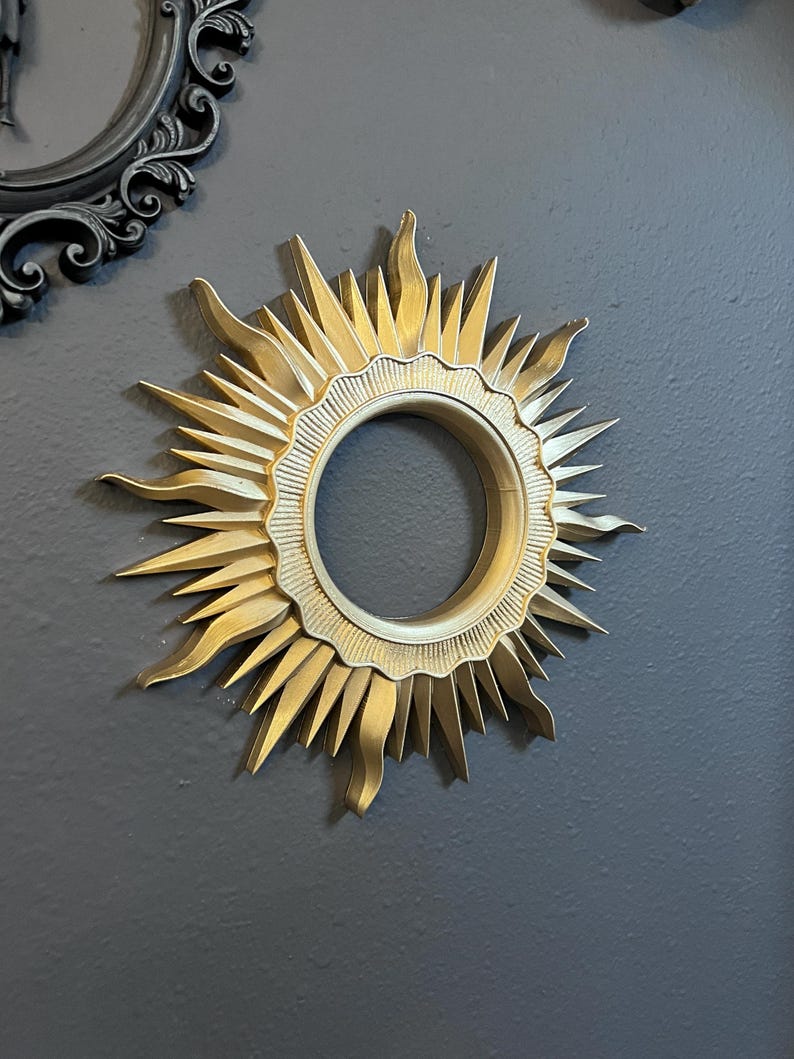 X-Large Sunburst Frame Wall Art