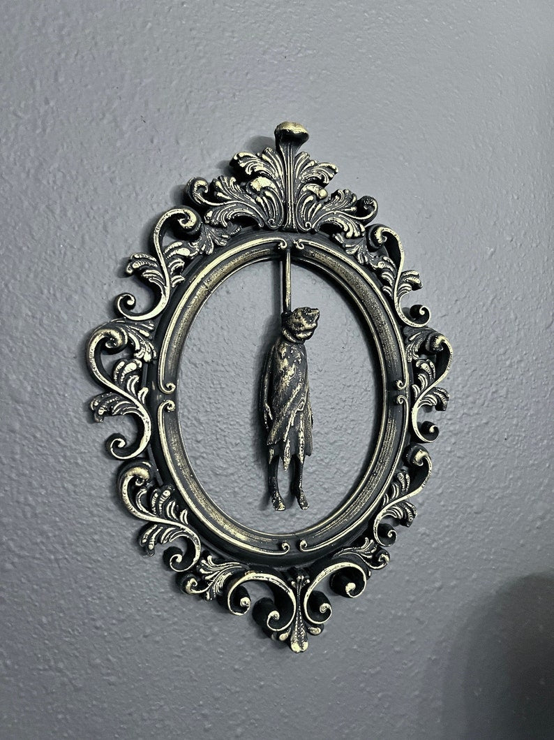 Gothic Framed Hanging Man wall decor