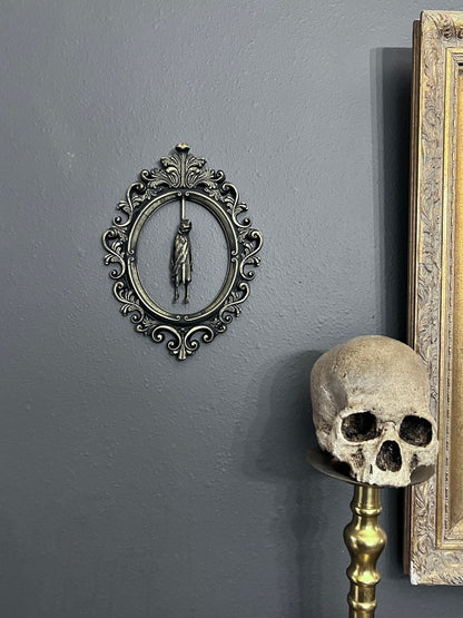 Gothic Framed Hanging Man wall decor