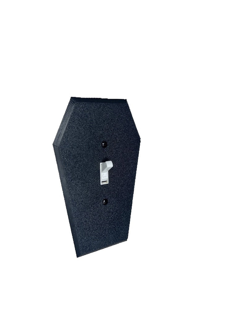 Gothic Coffin Shaped toggle Light Switch Cover