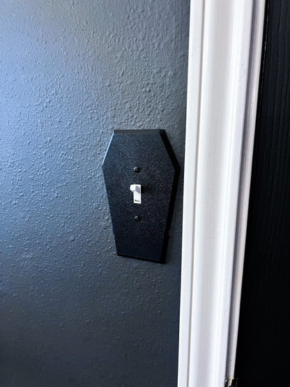 Gothic Coffin Shaped toggle Light Switch Cover