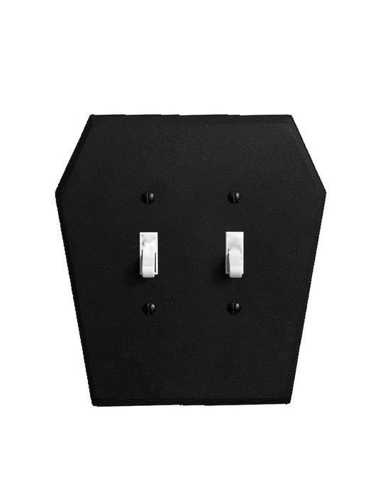 Coffin shaped Double light switch cover