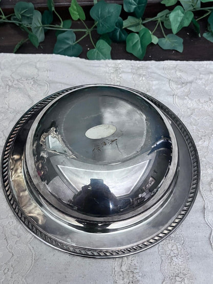 Vintage Oneida Silver plated serving Bowl 10.5"