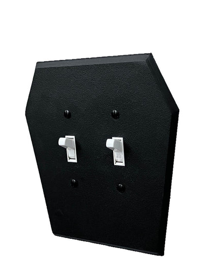 Coffin shaped Double light switch cover