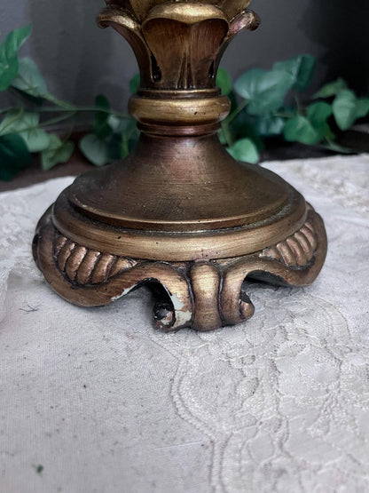 Vintage Brass Scales of Justice w Teardrop Prisms