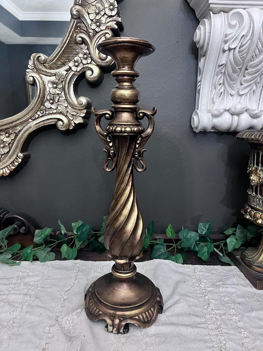 Vintage Brass Scales of Justice w Teardrop Prisms