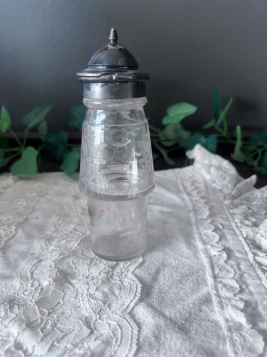 Antique Roger's Bros Silver Plated Condiment mustard dispenser