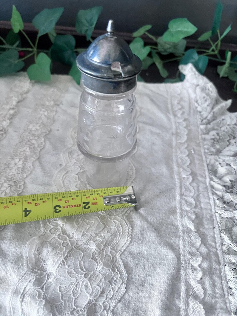 Antique Roger's Bros Silver Plated Condiment mustard dispenser