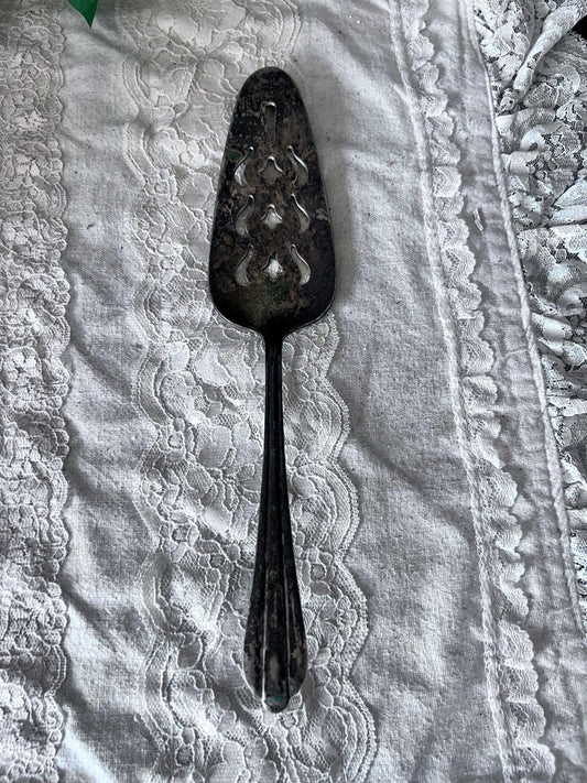 Vintage Silver Plate Cake Pie server
