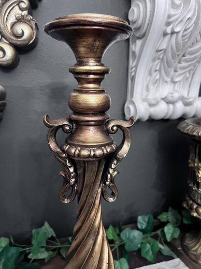 Vintage Brass Scales of Justice w Teardrop Prisms