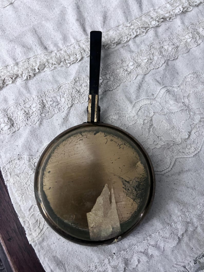 Vintage Crumb Catcher Gold Tone HONOR Heraldic Crest