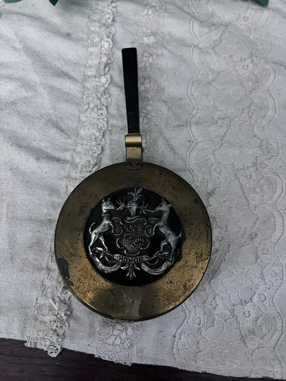 Vintage Crumb Catcher Gold Tone HONOR Heraldic Crest