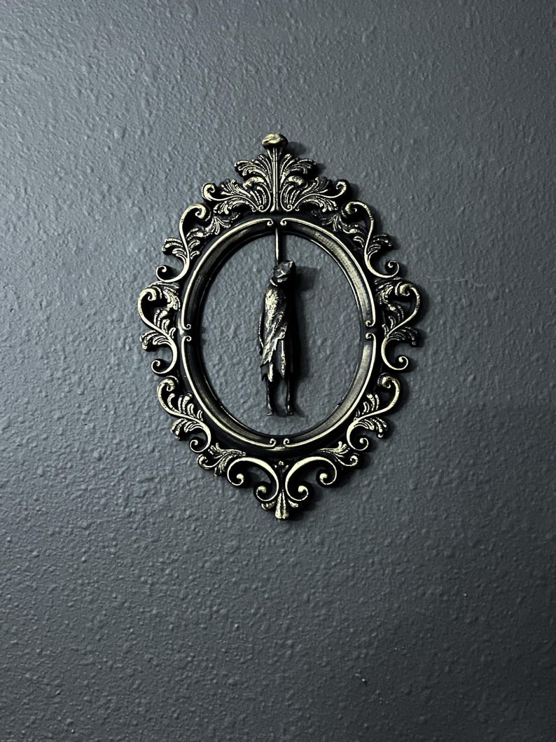Gothic Framed Hanging Man wall decor