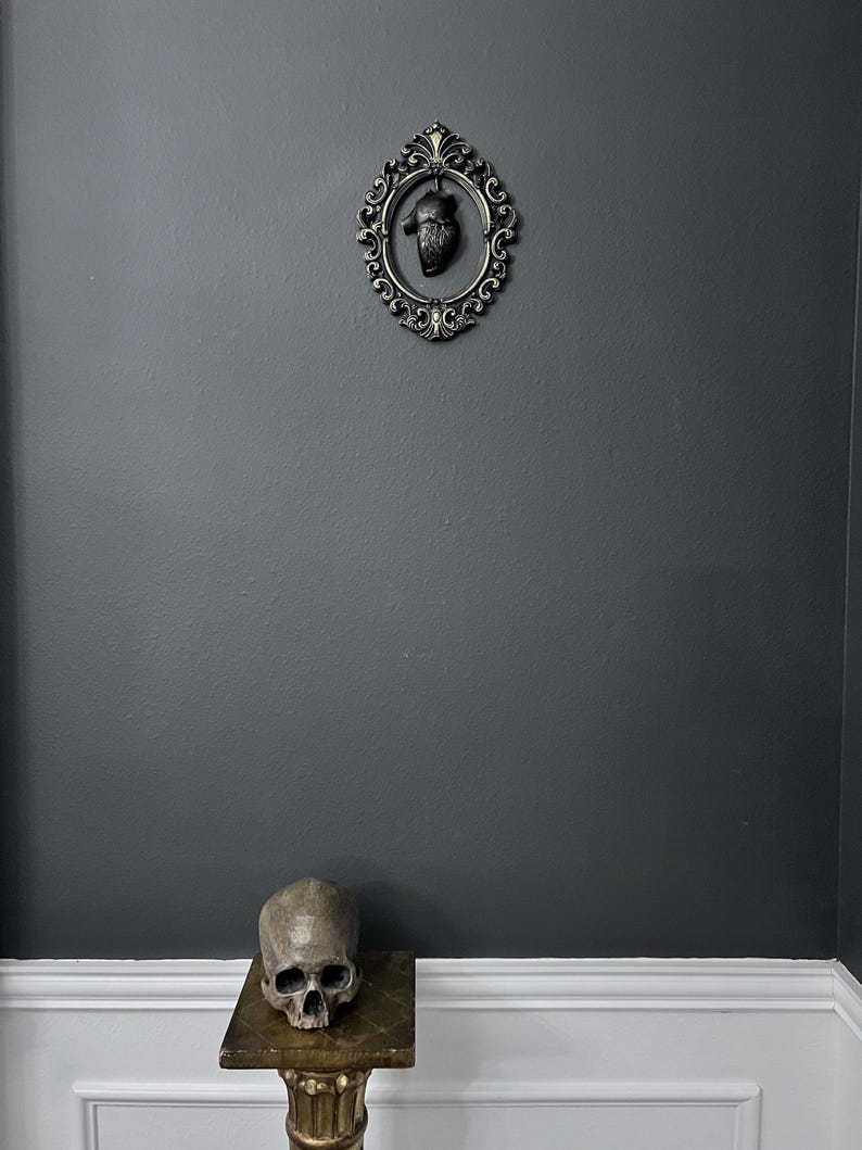 Gothic Framed Hanging Heart wall decor