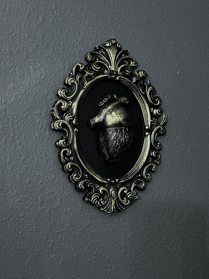 Gothic Solid Framed Heart wall decor