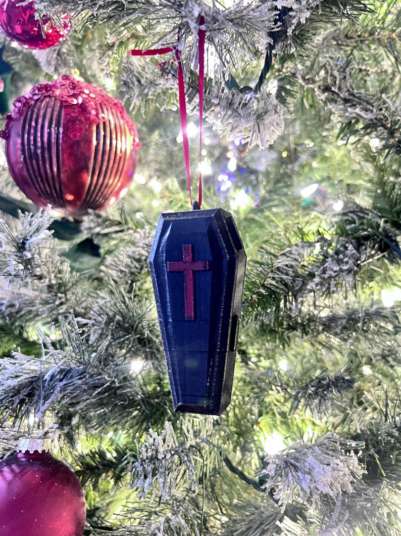Gothic Christmas Tree Ornaments