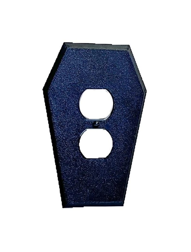 Gothic Coffin Shaped Outlet Cover plate