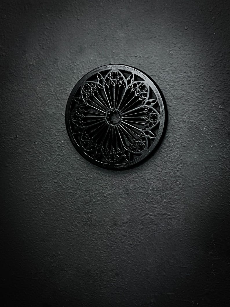 Gothic Wall Art Wall Hanging Rosette Decor