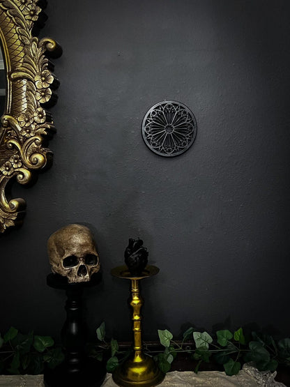 Gothic Wall Art Wall Hanging Rosette Decor