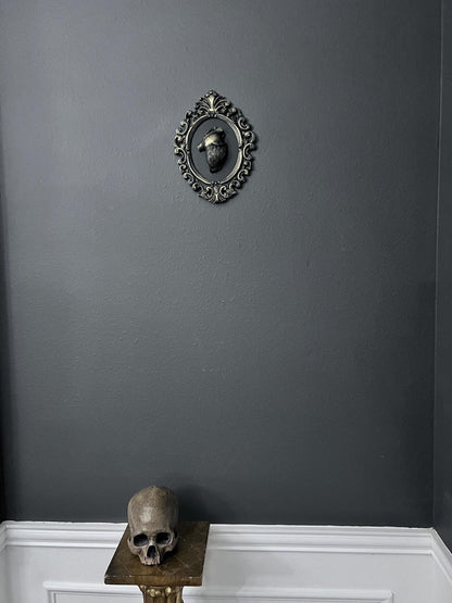 Gothic Solid Framed Heart wall decor