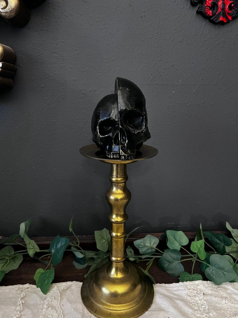 Asymmetrical Skull Decor