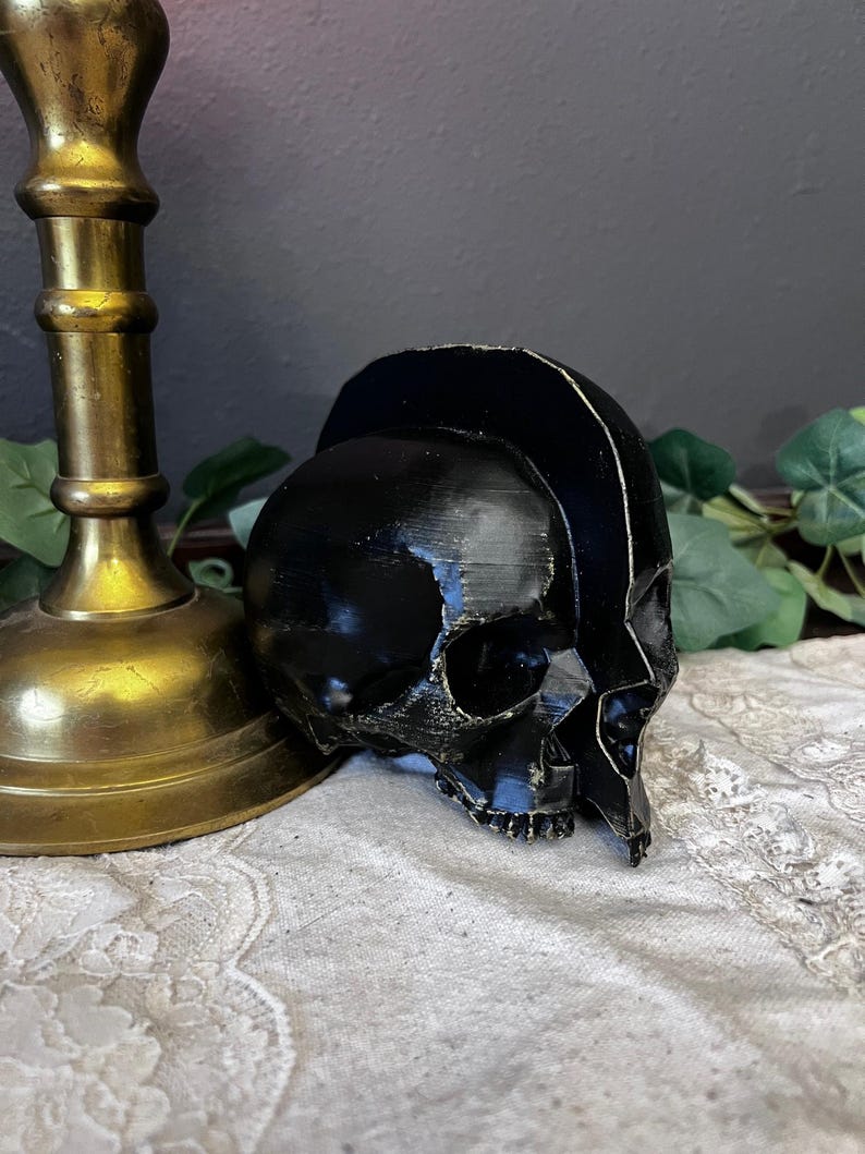 Asymmetrical Skull Decor