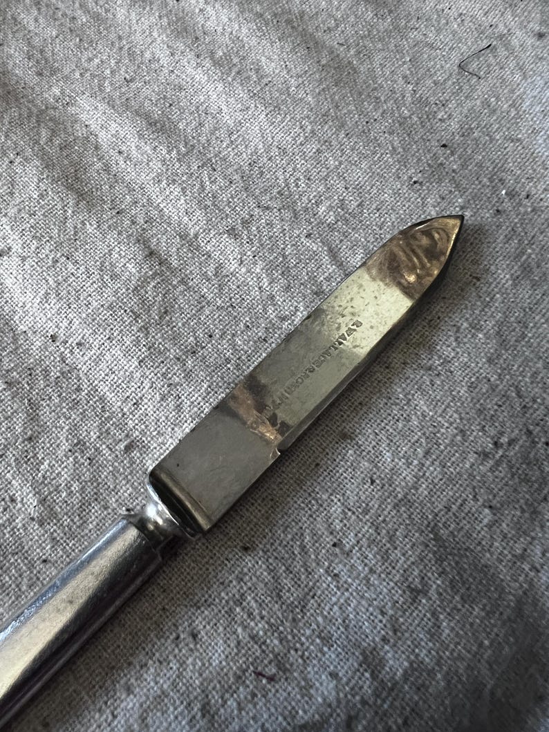 Vintage Wallace and Sons MFG Co. Silver plate Fruit Knife
