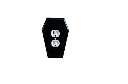 Gothic Coffin Shaped Outlet Cover plate