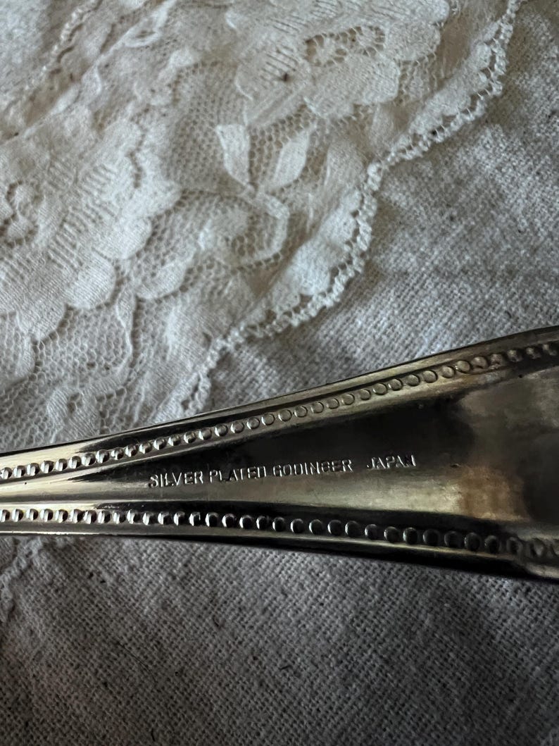 Vintage Godinger Silverplated Cheese knife