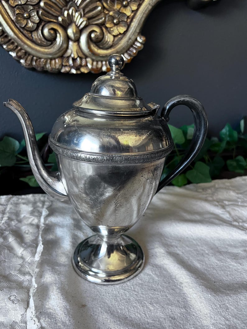 Vintage, Oxford Silver Plate SBPM 4177C Coffee, or Tea Pot