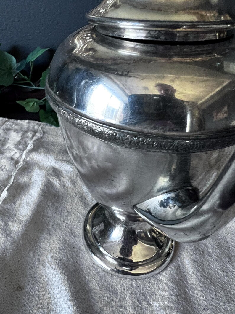 Vintage, Oxford Silver Plate SBPM 4177C Coffee, or Tea Pot