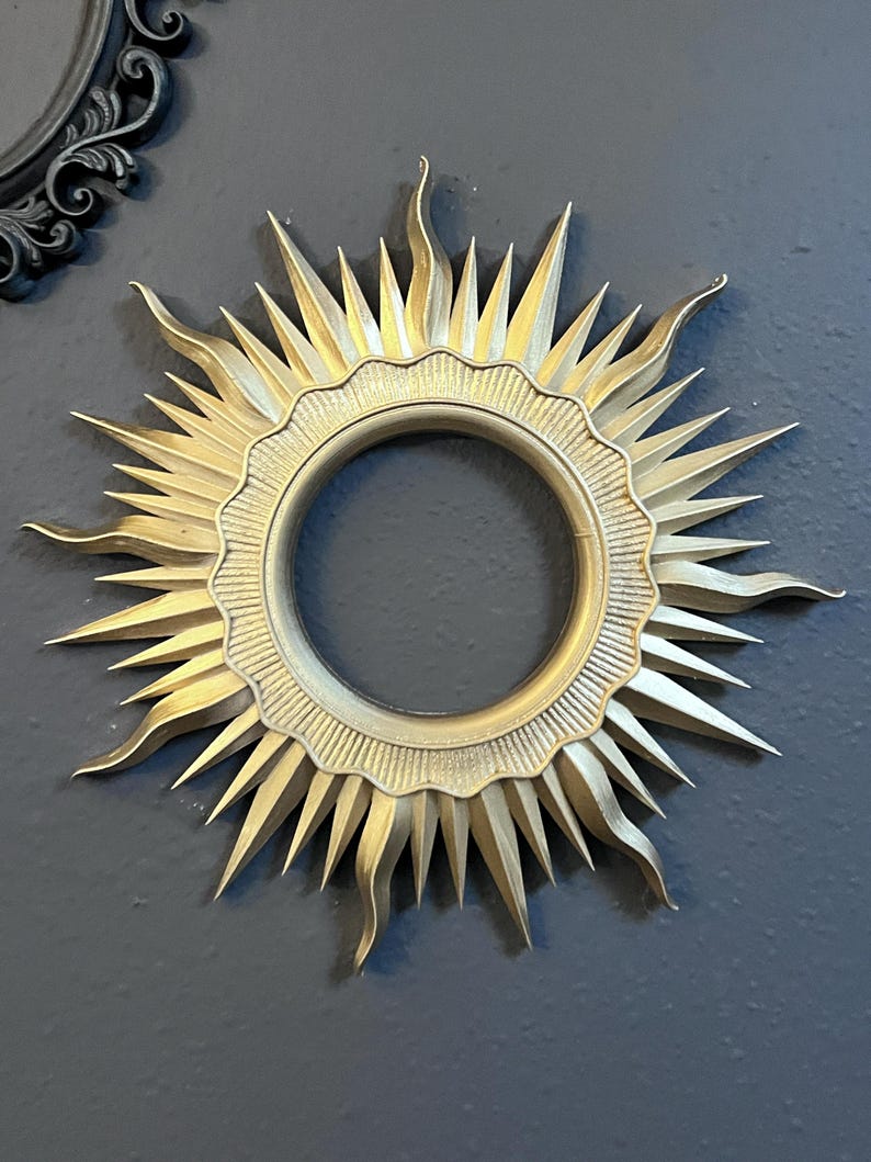X-Large Sunburst Frame Wall Art