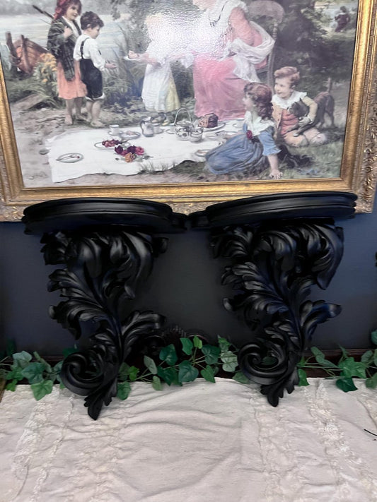 X-Large Ornate Baroque Wall Sconce - Set of 2