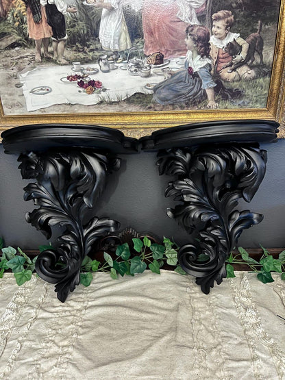 X-Large Ornate Baroque Wall Sconce - Set of 2