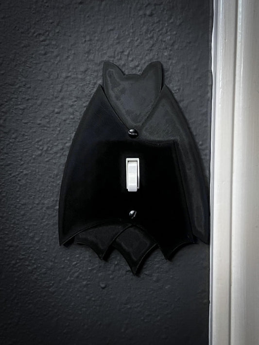 Hanging Bat Shaped toggle Light Switch Cover
