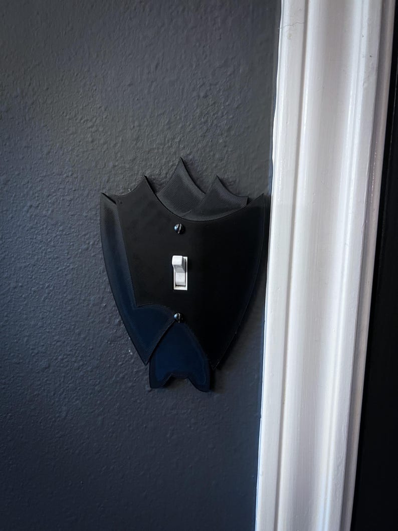 Hanging Bat Shaped toggle Light Switch Cover