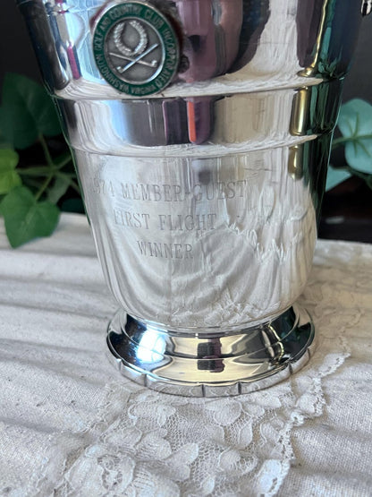 Vintage Leonard Silverplate Small Champagne Award Ice bucket