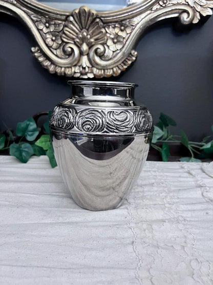 Vintage International Silver Company Silver Plate Urn Vase