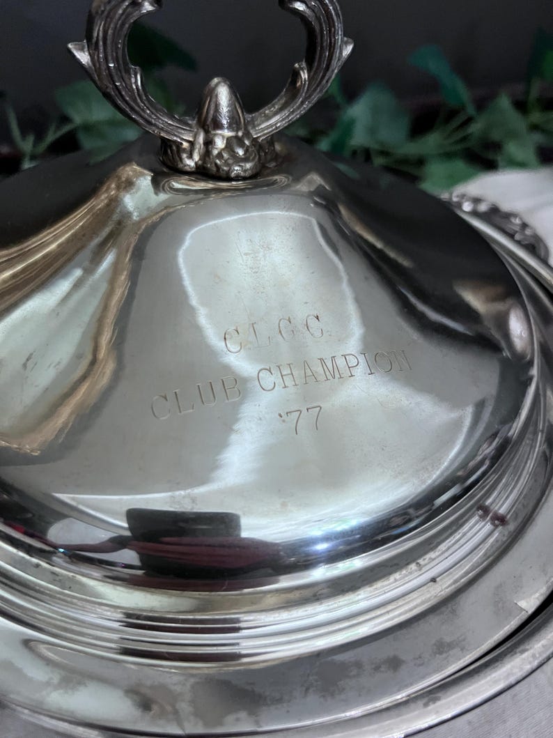 Vintage Leonard Silver Plate Chafing Dish w/Lid