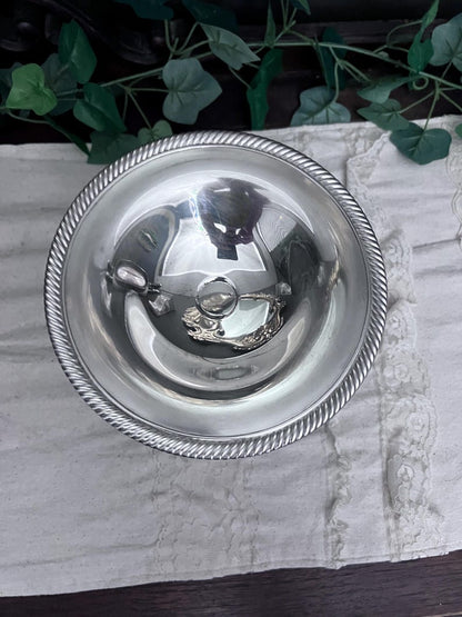Vintage WM Rogers Pedestal Candy Serving Bowl