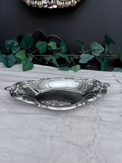 Vintage Community Victorian Ornate silver plated tray