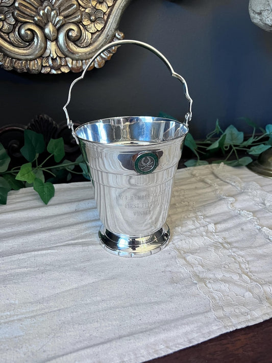 Vintage Leonard Silverplate Small Champagne Award Ice bucket