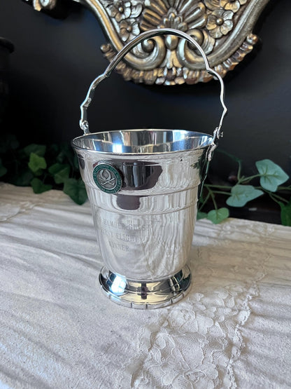 Vintage Leonard Silverplate Small Champagne Award Ice bucket