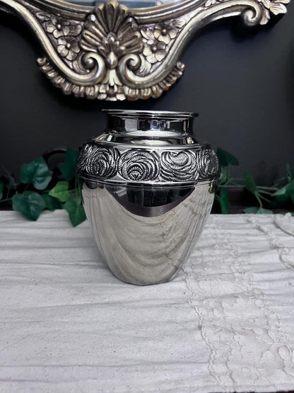 Vintage International Silver Company Silver Plate Urn Vase